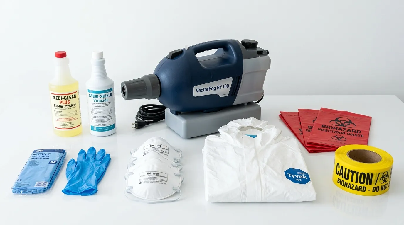 Professional biohazard remediation crew working in Sunnyslope