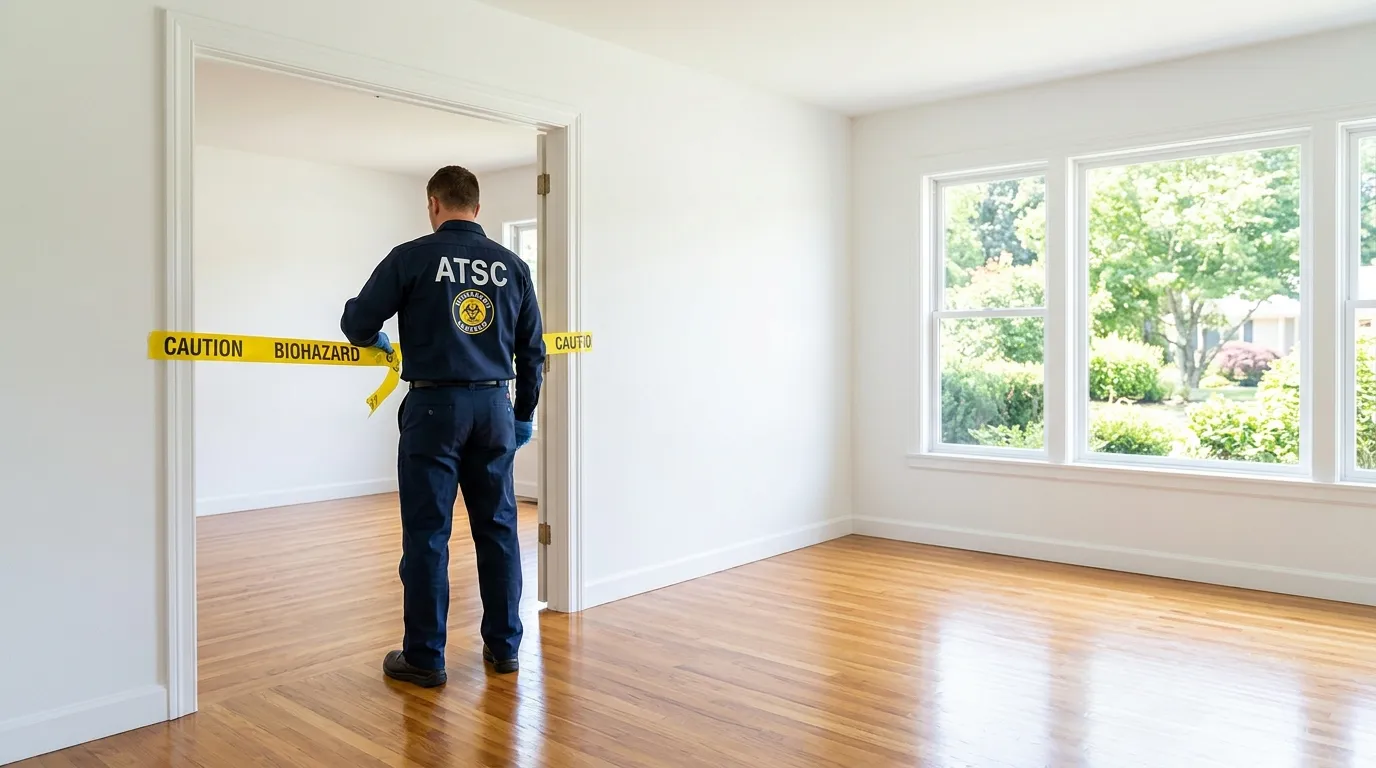 Certified biohazard cleanup crew performing Trauma Scene Cleanup in Sunnyslope
