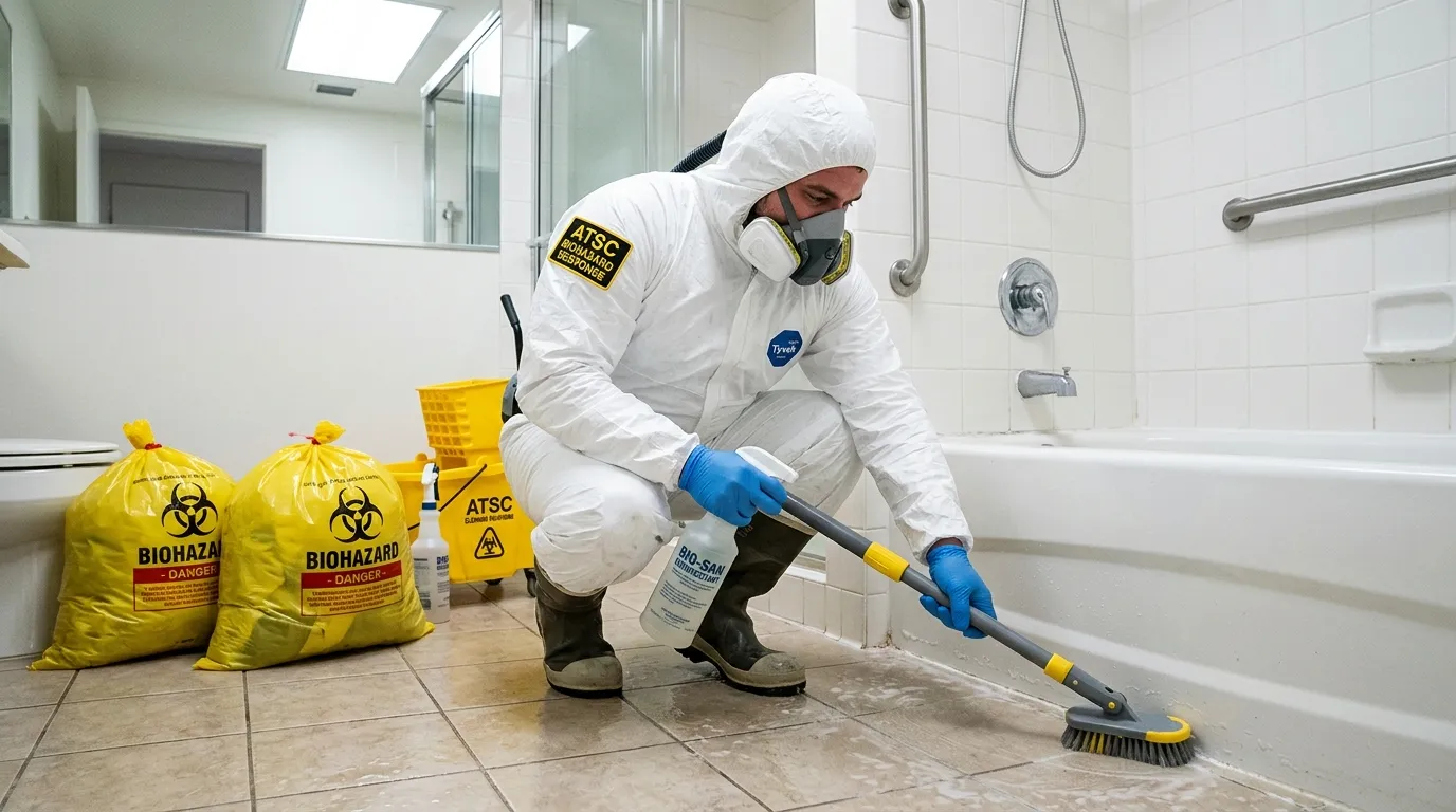 Decontamination equipment deployed for Blood Cleanup in Sunnyslope